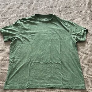 J. Crew Green Short Sleeve Tee Relaxed Fit